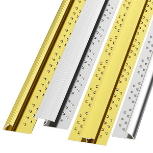 Vàng hiện đại gạch <span class=keywords><strong>TRIM</strong></span> Dễ dàng cài đặ<span class=keywords><strong>t</strong></span> hợp kim nhôm Thảm Z Bar kim loại viền <span class=keywords><strong>TRIM</strong></span> góc hồ sơ cho khách sạn nhà máy sàn - Product Image 2