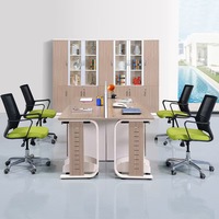 Bureau de travail modulaire pour 2, 4, 6 ou 8 personnes, mobilier de bureau, espace de travail ouvert, poste de travail pour employés