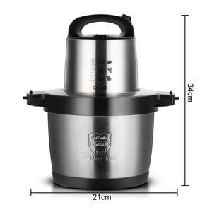 Blender multifonctionnel de haute qualité avec lame en acier inoxydable à 360 degrés, hachoir à viande électrique de cuisine, robot culinaire - Product Image 5