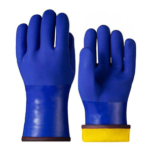 Guantes Impermeables Aislantes de PVC para Congelador, Forrados de Cachemira, Resistentes al Frío Invernal, Antideslizantes, de Seguridad para Trabajo, para Hombres y Mujeres - Product Image 1