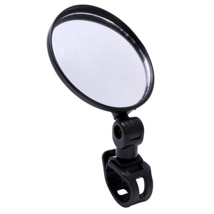 Espejo retrovisor convexo de 15-35MM para bicicleta, montaje de manillar de motocicleta, rotación de 360, espejo elipse redondo ajustable para montar en bicicleta - Product Image 2