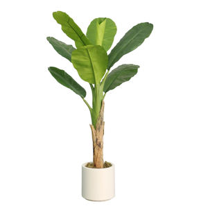 Vente en gros 150cm certifié UV artificiel grand <span class=keywords><strong>bananier</strong></span> en plastique intérieur maison et bureau décor pour hôtels et anniversaires - Product Image 1