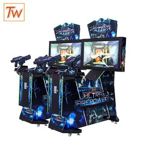Machine d'arcade à monnayeur pour 2 joueurs, jeu de tir à la pistolet, machine de jeu vidéo Ultra Firepower Arcade Shooter - Product Image 1