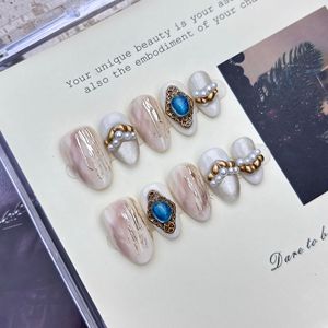 <strong>Nails</strong> Gift Ins Y2k Style Cartoon Cute Burger Summer New Unique Short Graffiti Handmade Press on <strong>Nail</strong> With Box High End Wear - Product Image 2