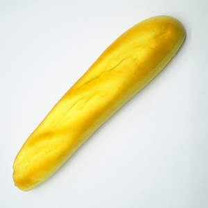 Jouets en PU souples et jouets anti-stress en forme de baguette de pain artificielle, avec logo personnalisé, pour la décoration de boulangerie, vente en gros JiXingCheng FZZ043 - Product Image 1