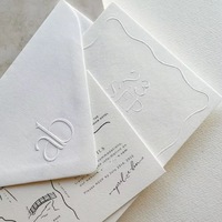 Murah Logo cetak kustom desain kertas seni kartu pos kecil ucapan terima kasih kartu