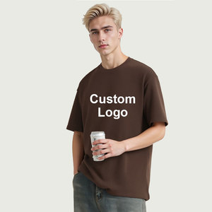 T-shirt en coton pur de 260 g personnalisable, couleur unie, ample, décontracté, polyvalent, à manches courtes - Product Image 1