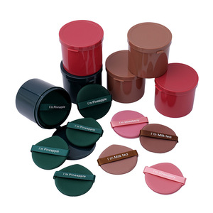 <b>Small</b> cylinder air <b>cushion</b> puff fruit pie puff double-sided air <b>cushion</b> puff pineapple pie egg yolk pie puff - Product Image 1