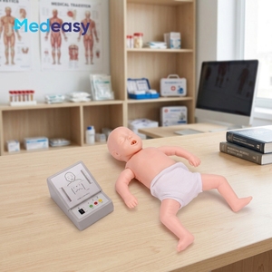 Maniquí de RCP Infantil <span class=keywords><strong>para</strong></span> Entrenamiento Médico y de Enfermería con Controlador Digital, Indicaciones de Voz y Sistema de Retroalimentación, Simulador de Primeros Auxilios <span class=keywords><strong>para</strong></span> Bebés - Product Image 5