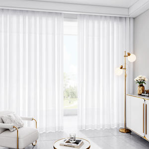 <span class=keywords><strong>Shein</strong></span> <span class=keywords><strong>Dropshipping</strong></span>, cortinas blancas transparentes que transmiten luz, cortina de ensueño para sala de estar, balcón, persianas verticales transfronterizas - Product Image 3