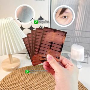 Autocollants pour <span class=keywords><strong>paupières</strong></span> doubles invisibles super adhésifs Keqi, 180 pièces, type double découpe, adhésif 3M, légers, fins, respirants, taille S - Product Image 5