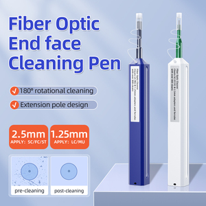 Fiber Cleaner, One Fiber Connectors Cleaning, Fiber Cleaner <b>Pen</b> with 800+ Cleans for 2.5mm SC/ST/FC - Product Image 1