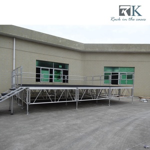 Quick Assembly Stage <b>Platform</b> Events Exhibits Aluminum Adjustable Stage - Product Image 4