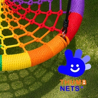 Siège de balançoire en filet de corde polyester TN093 pour aire de jeux extérieure