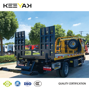 Usine FAW 4T dépanneuse à plat 4X2 jaune dépanneuse camion équipement 7.00R16LT pneu nouveau camion de récupération bas <span class=keywords><strong>prix</strong></span> à vendre - Product Image 6