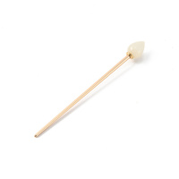 Pince à cheveux unisexe minimaliste en acétate effet goutte d'eau dégradée, faite à la main, style Hanfu, mode moderne, polyvalente pour le quotidien