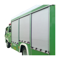 Volets roulants électriques modernes anti-ouragan avec construction en acier fini, portes et fenêtres extérieures anti-collision, sur mesure