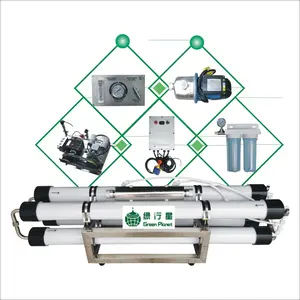 Mesin disinfektan sistem Membran, 300L-5000L/hari Tiongkok efisiensi tinggi, mesin desalinasi air laut asin, tanaman perawatan