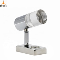 Mini lampe de lecture led 12v, lumière blanche douce et chaude, pour lit, automobile en métal