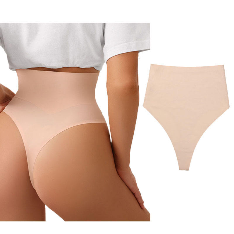 Tangas de cintura alta para Control de barriga, ropa interior sin
