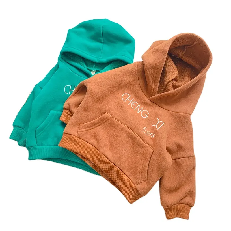 Custom logo Hoodies 100% cotton boy's clothing custom oem kids boys hoodies sweat shirt children clothes