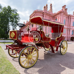 Carruaje de Caballos Estilo Romántico Cenicienta 2025, Carro de Caballos Victoria para Bodas, Modelo de Lujo, Carruaje de Caballos - Product Image 4