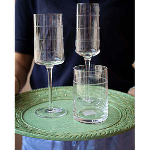 Verres en cristal modèle Synphonie Christofle, gobelets en acier inoxydable - Product Image 4