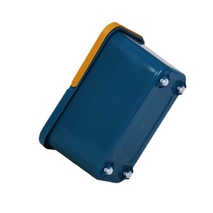 Seau à serpillière rectangulaire durable en plastique épaissi avec roues pour serpillière plate, idéal pour le nettoyage de la maison, de la cuisine et de la salle de bain - Product Image 3
