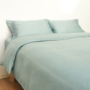 Ensemble de literie de luxe OEM en gros, 100% Lyocell Tencel Lenzing, tissu 400T, couleur unie, moderne, drap-housse - Product Image 3