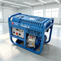 Petit générateur diesel super silencieux à châssis ouvert de 3 kW, 2,8 kW, refroidi par air, monocylindre, 230 V, 1800 tr/min pour la construction