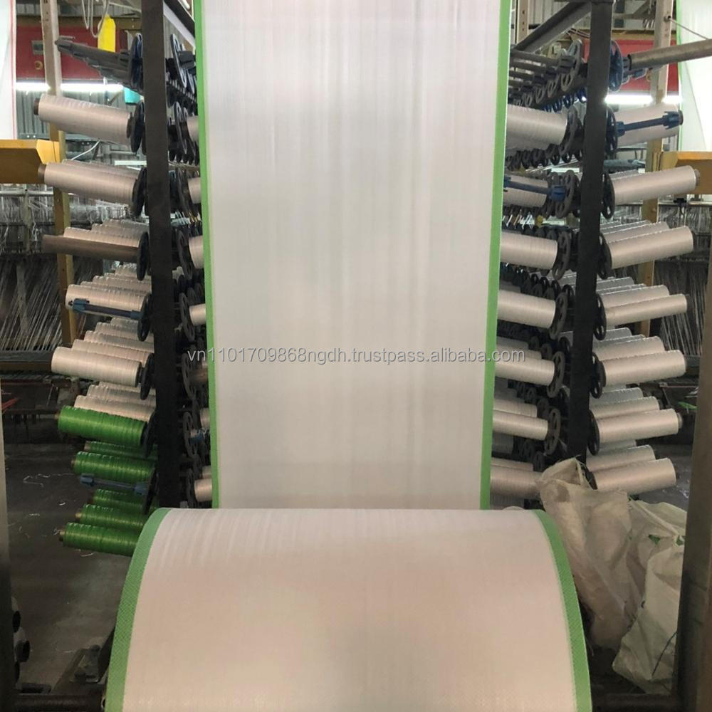 Vietnam PP Тканые рулоны из полиэтилена и LDPE трубчатые тканевые пакеты для упаковки для хранения, изготовленные из прочного пластика