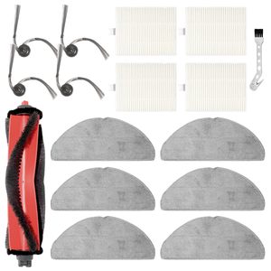 Kit de pièces de rechange pour <span class=keywords><strong>aspirateur</strong></span> robot Roborock Qrevo MaxV, brosse principale, brosse latérale noire, sacs à poussière, filtre HEPA, serpillière - Product Image 1