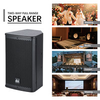 Haut-parleur passif professionnel de 8 pouces haut-parleur alimenté personnalisé son Audio scène complète bidirectionnelle pour Club KTV mariage