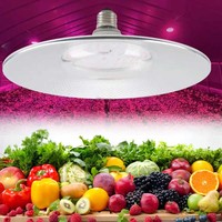Lampe de culture LED à spectre complet 50W pour la culture en intérieur de raisins, tomates, fruits du dragon en serre - Rouge