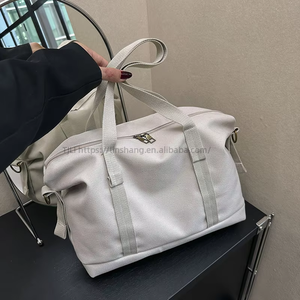 Cross-Border Korean-Style Solid Color Canvas Women's Zipper New Style Simple Underarm Shoulder Tote <b>Bag</b> Tanjing - Product Image 2