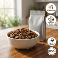 Aliments secs pour chats en gros, 30% de protéines, probiotiques, prébiotiques, santé digestive, en vrac, OEM, marque privée