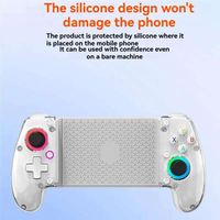 Nuevo Joystick Turbo Telescópico RGB para Juegos, Control Inalámbrico Extensible para Switch, PC, iOS, Android, Teléfono y Tableta