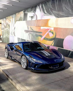 Kit de Carrocería de Fibra de Carbono Estilo KY para Ferrari F8, Nuevo, Difusor Delantero, Alerón, Capó, Parachoques de Fibra de Carbono - Product Image 2