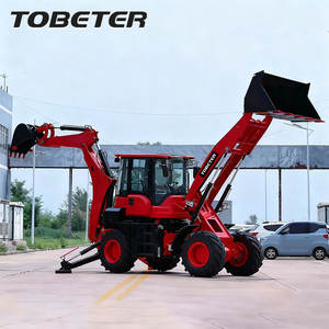 Tobeter รถตักดินทุกพื้นที่, รถตักพร้อมรถตักล้อ1m3ความจุถังสำหรับจัดการอาหารสัตว์ - Product Image 3