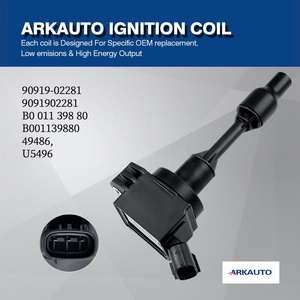 Bobina de Encendido ARKAUTO 90919-02281 para <span class=keywords><strong>Toyota</strong></span> <span class=keywords><strong>Yaris</strong></span> Aygo PASSO TANK SUBARU JUSTY <span class=keywords><strong>1.0</strong></span> CITROEN C1 PEUGEOT 108 1KRFE/1KRVET - Product Image 4