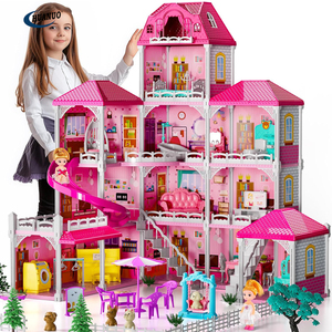 <span class=keywords><strong>Casa</strong></span> de Muñecas <span class=keywords><strong>para</strong></span> <span class=keywords><strong>Niñas</strong></span> Tipo Villa con 12 Habitaciones, Juguete de Simulación <span class=keywords><strong>para</strong></span> Interiores con Accesorios, Muebles y 2 Muñecas - Product Image 1