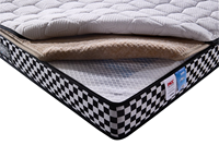 Matelas à ressorts ensachés Queen King Double Size Orthopédique en mousse à mémoire de forme compressé dans une boîte pour la maison, l'hôtel, l'appartement