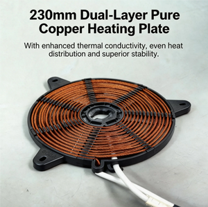 Plaque à <span class=keywords><strong>Induction</strong></span> Double 3500W Encastrable, Table de Cuisson à <span class=keywords><strong>Induction</strong></span> Électrique <span class=keywords><strong>2</strong></span> <span class=keywords><strong>Feux</strong></span> - Product Image 6