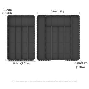 For <b>Plastic</b> Modern Minimalist Utensil Organizer <b>Drawer</b> Divider Tray Kitchen Multi-Functional Expandable <b>Storage</b> Box - Product Image 4
