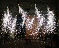 Scène mariage première danse 360 degrés fleur suspendue rotatif télécommande froid Pyro pyrotechnique allumeur feu d'artifice système de tir