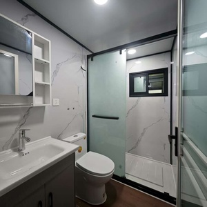 Edificios Comerciales Prefabricados, Contenedor Plegable, Hotel, Casa, Villa de Playa, Vivienda de Lujo, Estructura de Acero de 20 Pies, Diseño Moderno - Product Image 3