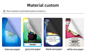 Thẻ Bài Poker Cạnh Màu Vàng/Bạc Chất Lượng Cao In Theo Yêu Cầu - Product Image 2