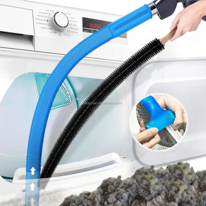 Kit d'outils <span class=keywords><strong>de</strong></span> nettoyage <span class=keywords><strong>de</strong></span> la conduite d'évacuation du sèche-linge, embout universel pour tuyau d'<span class=keywords><strong>aspirateur</strong></span>, brosse en nylon durable et flexible, portable, sûr, élimination des peluches, utilisation facile - Product Image 3