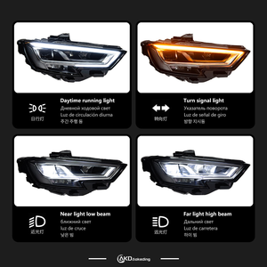 Feux de voiture pour Audi A3, projecteur de phare, lentille, <span class=keywords><strong>2017</strong></span> 2018 2019 2020, phare de signalisation, phares LED, DRL, accessoires automobiles - Product Image 3
