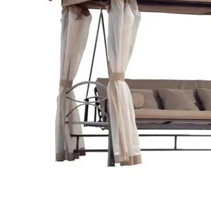 Gazebo Moderno para Exteriores <span class=keywords><strong>BEAUTYHOUSE</strong></span> BH-070, Impermeable, Resistente a la Corrosión, con Marco de Acero Gris, Toldo para Patio, Pabellón de Sombra - Product Image 3